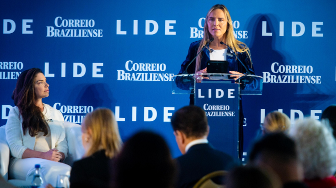 No Summit Lide,Celina Leão destaca papel da mulher e critica politização da segurança pública