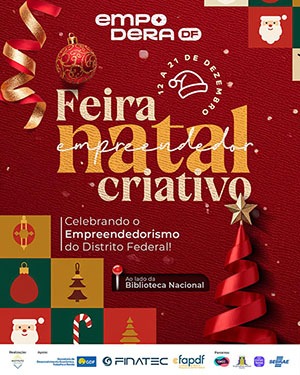 Feira de empreendedores ocupa área central de Brasília com produtos locais e clima de Natal