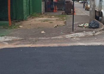 Trecho do Setor O passa por recuperação do pavimento em Ceilândia