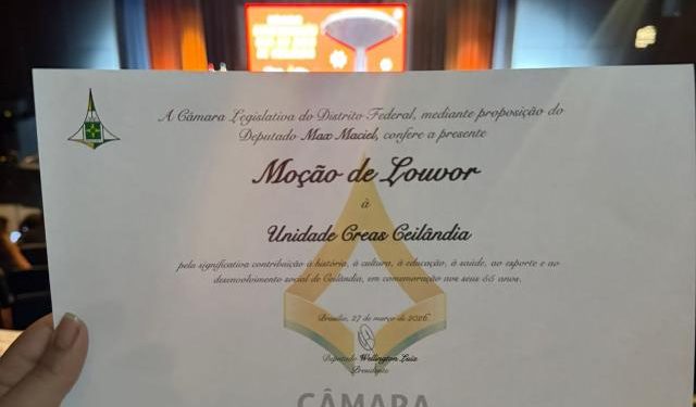 Horta comunitária inspira e recebe moção de louvor em Ceilândia