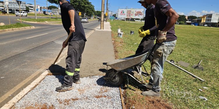 Obra na QN 11 promete mais segurança para pedestres no Riacho Fundo II