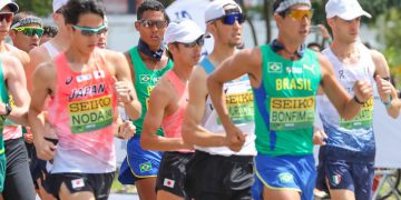 Mundial de Marcha Atlética leva atletas de elite a Brasília, e Caio Bonfim conquista bronze em prova disputada