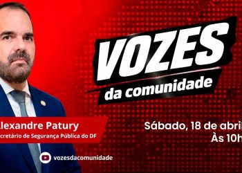 Secretário de Segurança do DF participa de sabatina ao vivo neste sábado (18)