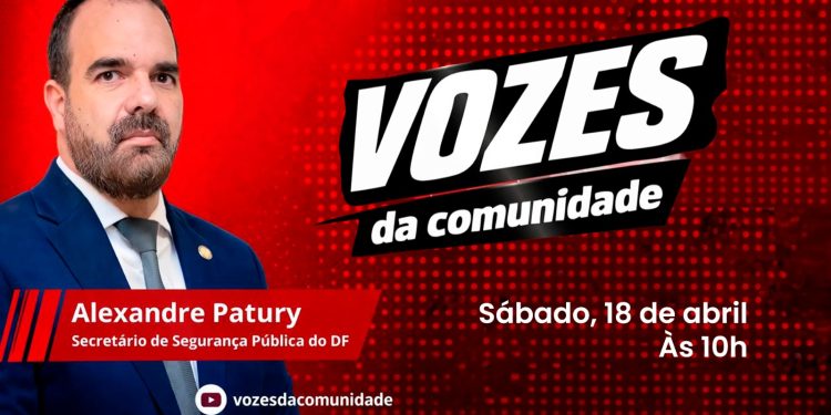 Secretário de Segurança do DF participa de sabatina ao vivo neste sábado (18)