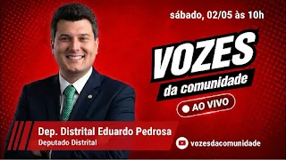 Deputado Eduardo Pedrosa é sabatinado ao vivo no “Vozes da Comunidade” neste sábado (2)