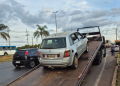 Fiscalização do Detran apreende carro irregular após anos sem licenciamento no DF