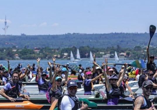 Brasília volta a sediar competição de canoa havaiana e reúne mais de 360 atletas