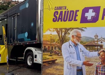 Carreta da saúde leva consultas e exames especializados ao interior de Minas e prevê 1,2 mil atendimentos em uma semana