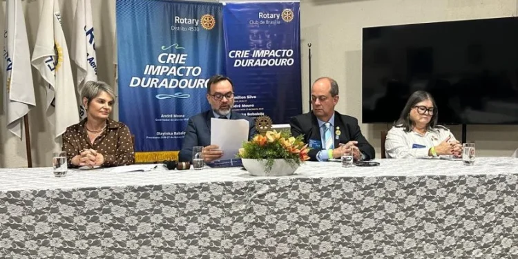 Rotary Club de Brasília – O Pioneiro amplia agenda social e fortalece integração com a Governadoria do Distrito 4530