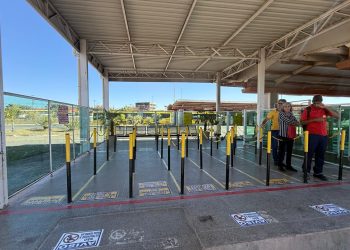 Santa Maria e Gama mudam esquema de filas para passageiros prioritários