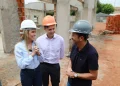 Celina Leão vistoria obras e participa do GDF na Sua Porta em Santa Maria