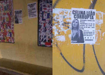Celina leva ao TRE e à PCDF caso de cartazes instalados em paradas