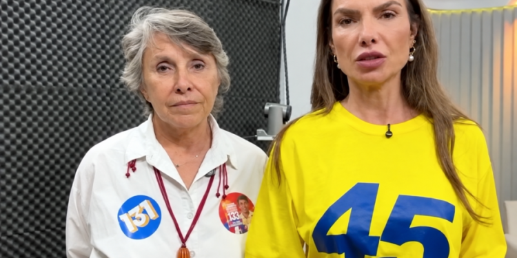 Imagem não pede legenda: o erro de Paula Belmonte na véspera da eleição